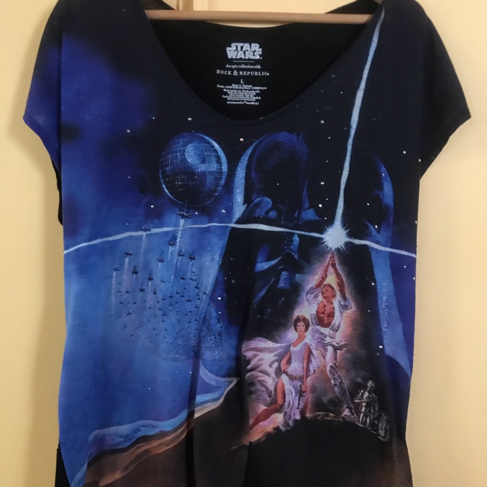TWO Star Wars ladies shirts